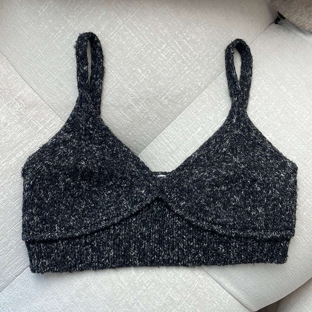 Zara knit bra top never worn